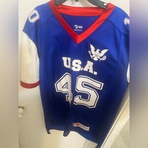 USA Men's Blue and White Jersey